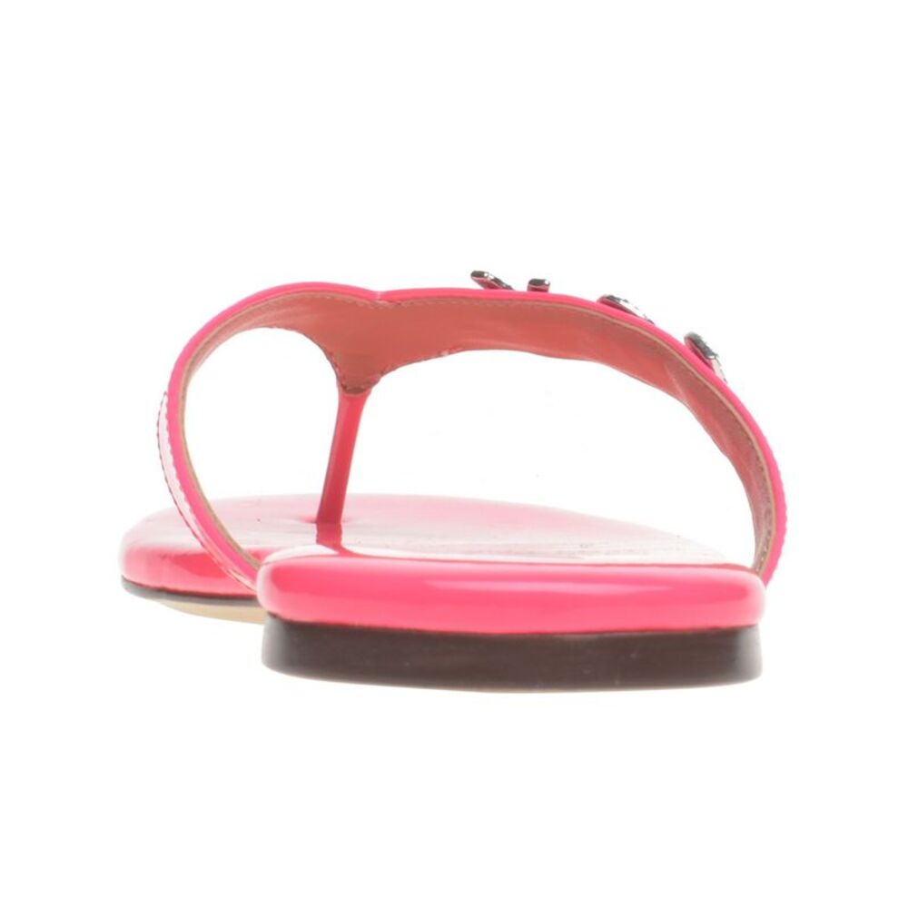 WILD PAIR Womens Pink Rhinestone Fantasia Round Toe Slip On Thong Sandals 9 M - Picture 2 of 4